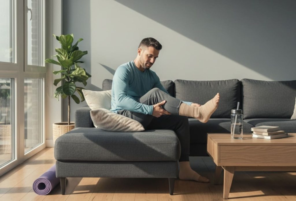 optimize home care ankle sprain recovery physiotherapy