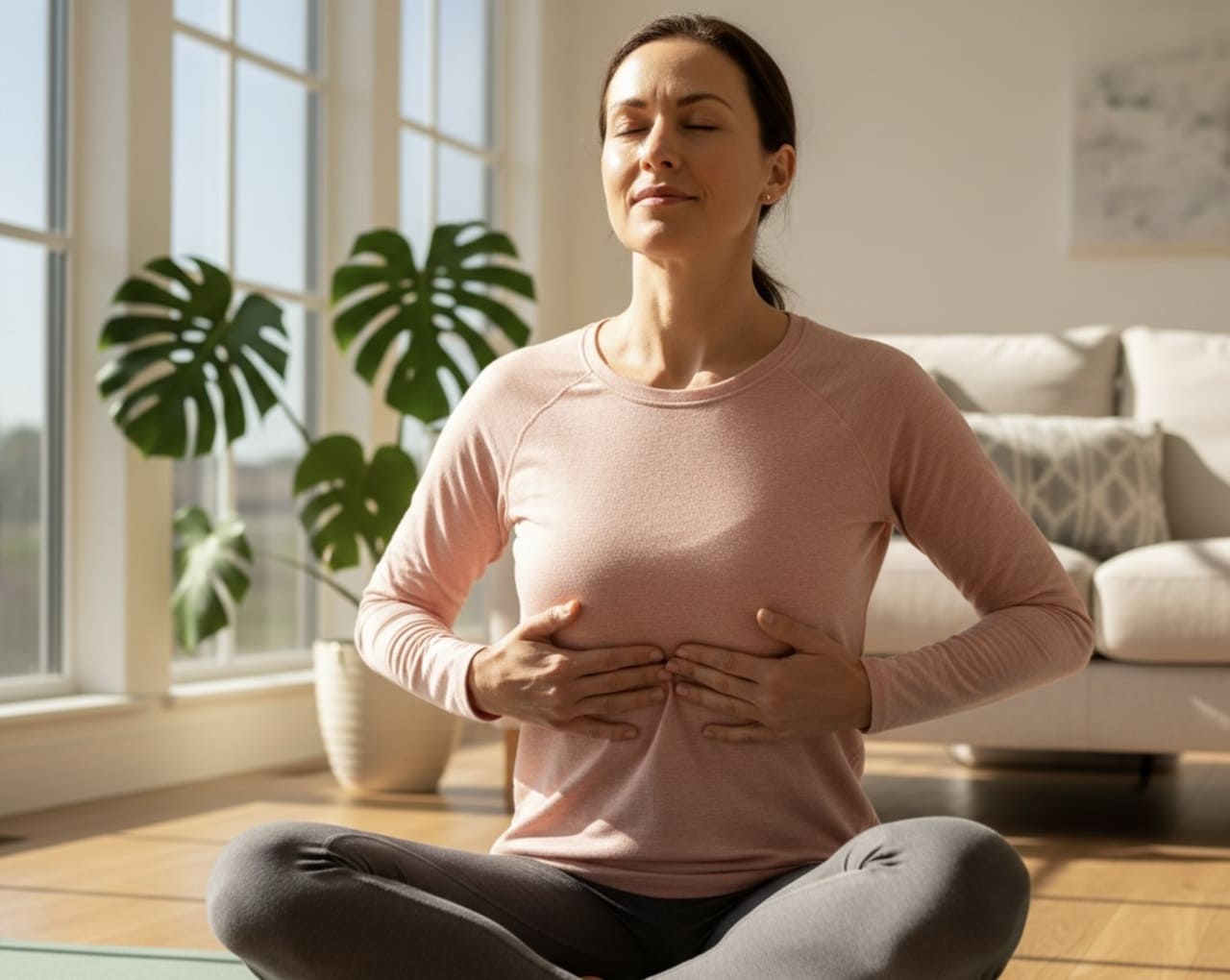 diaphragm ribcage foot mechanics pelvic floor urinary incontinence